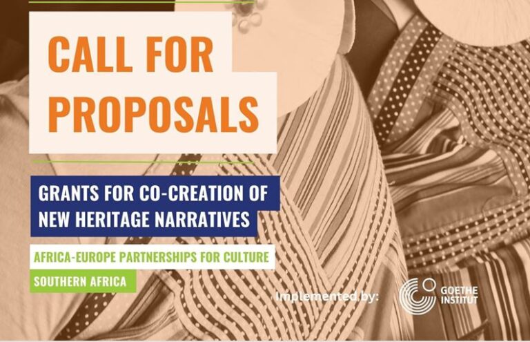 Call for Proposals: Goethe-Institut Grants for Co-Creation of New Heritage Narratives 2026 (up to €55,000)