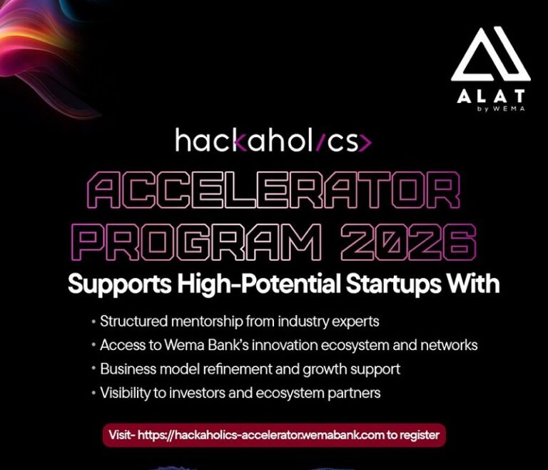 Hackaholics Accelerator Program 2026 for Nigerian Startups