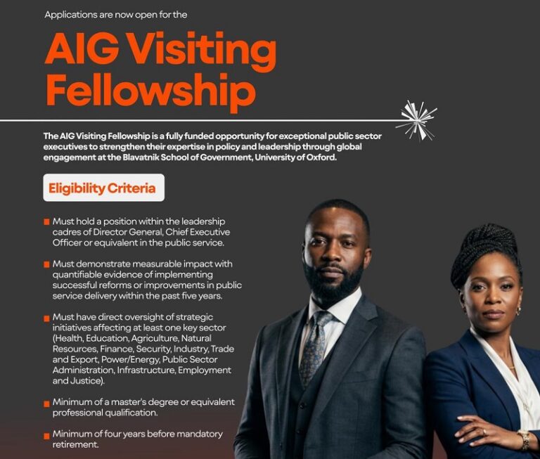 Aig-Imoukhuede Foundation (AIG) Visiting Fellowship 2026 (Fully-funded)