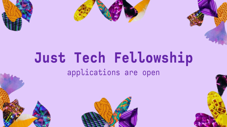 Just Tech Fellowship 2027 for Researchers (Up to $60,000)