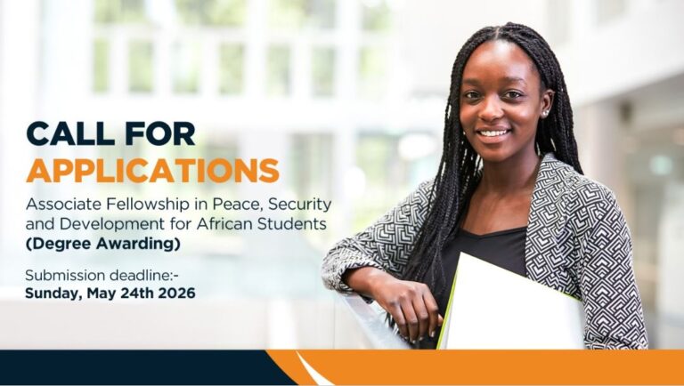 African Leadership Centre Associate Fellowship in Peace, Security and Development for African Students 2026/2027
