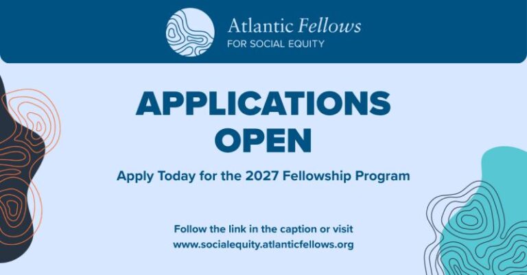 Atlantic Fellows for Social Equity (AFSE) Fellowship 2027 (Funded)