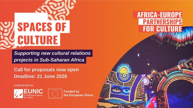 Call for Proposals: EUNIC Spaces of Culture 2026 (up to EUR 50,000)