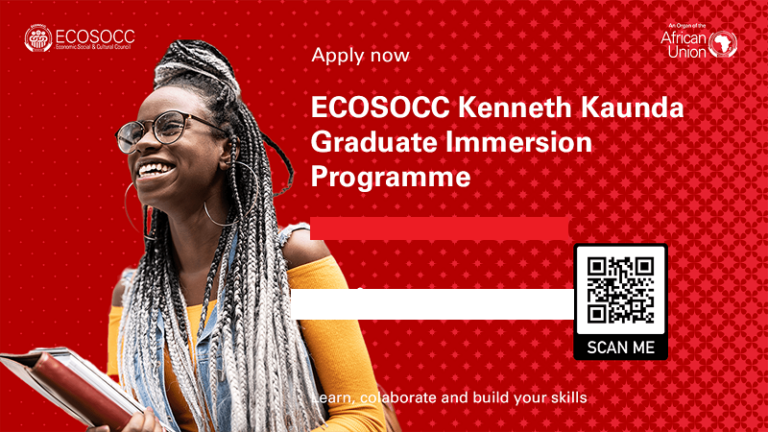 ECOSOCC Kenneth Kaunda Graduate Immersion Programme 2026