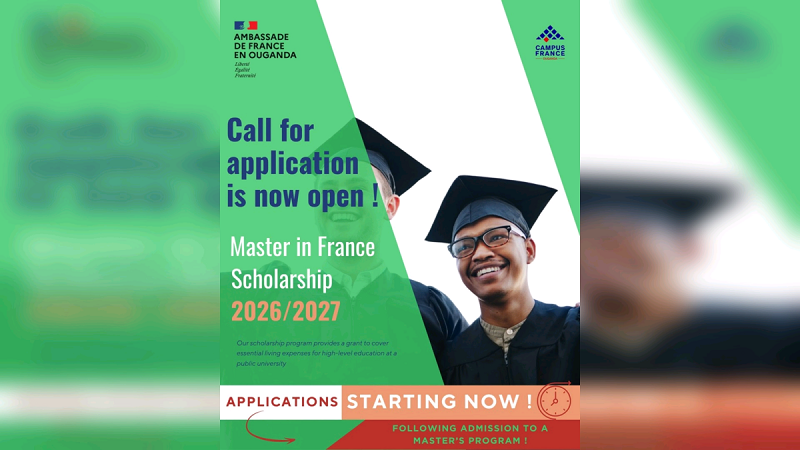 Embassy of France in Uganda Master’s Scholarships 2026/2027 ...