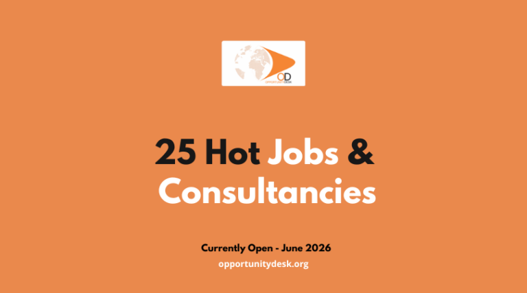 25 Hot Jobs and Consultancies Currently Open – June 18, 2026