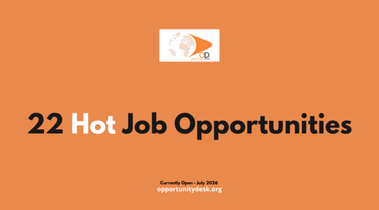22 Hot Job Opportunities Currently Open – July 9, 2026