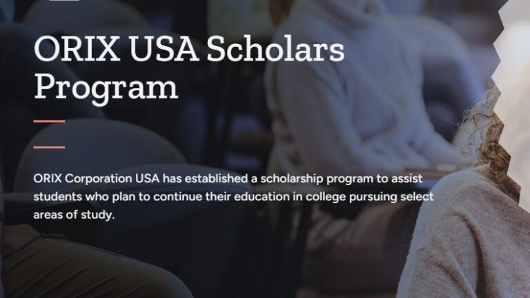 ORIX USA Scholars Program 2026 (up to $5,000)