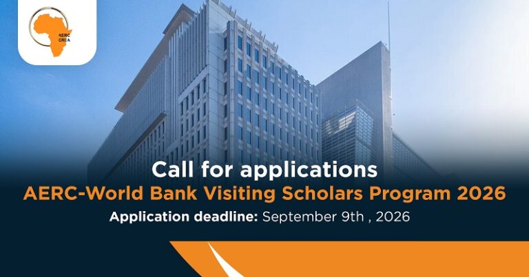 AERC-World Bank Visiting Scholars Program 2026/2027