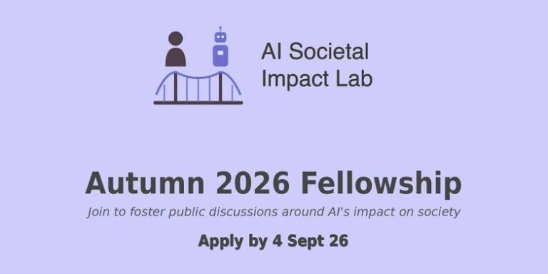 AI Societal Impact Lab Fellowship 2026