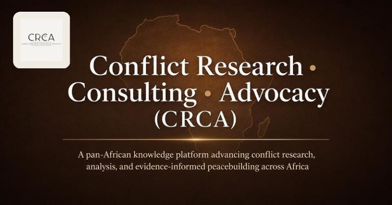 CRCA Emerging Conflict Analysts Fellowship 2026