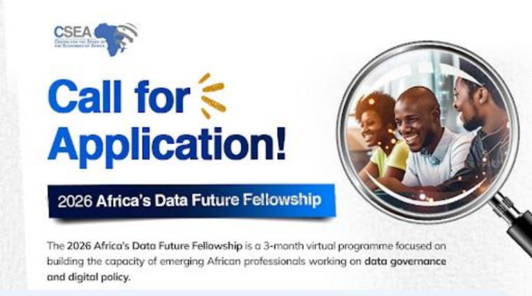 Africa’s Data Future Fellowship 2026 ($1,500 stipend)