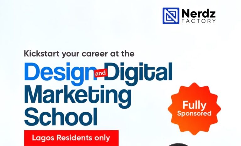 Applications Open: Design & Digital Marketing School Cohort 3 for Lagos Residents