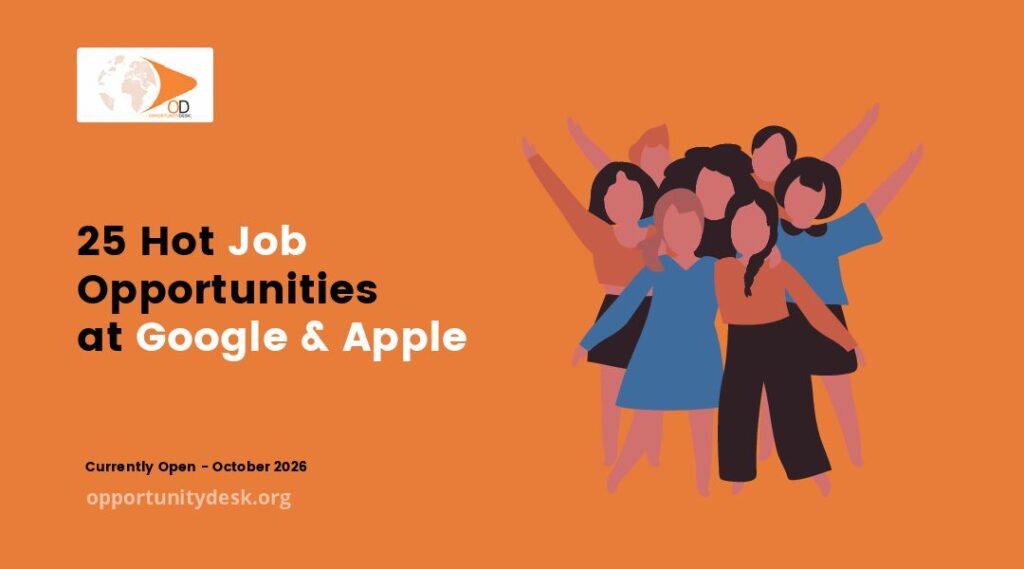 25 Hot Job Opportunities at Google and Apple