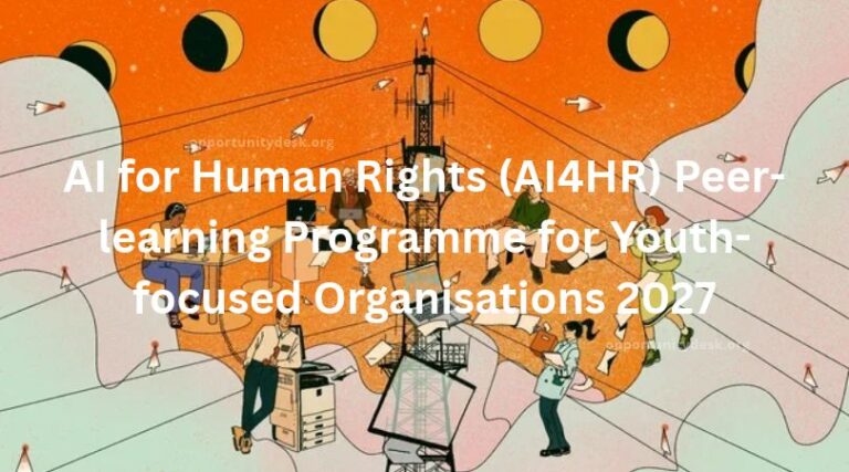 AI for Human Rights (AI4HR) Peer-learning Programme for Youth-focused Organisations 2027